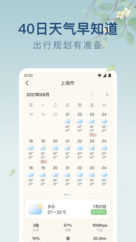 雨日天气预报