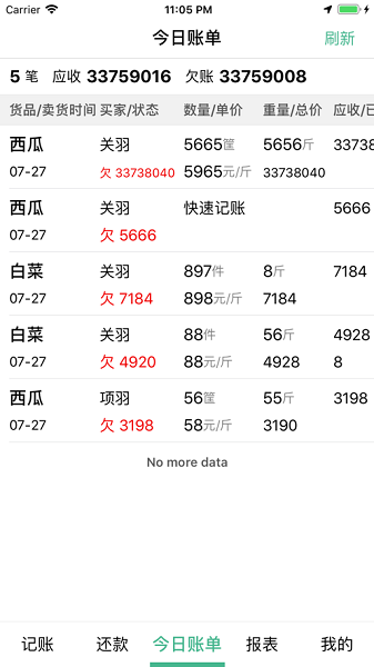仓巴记账