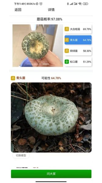 蘑菇识别