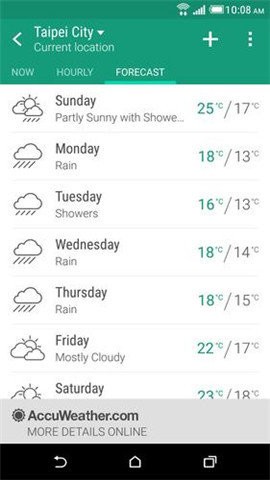 HTC天气