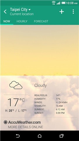 HTC天气