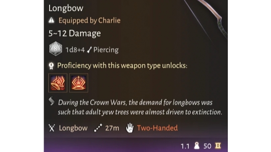 博德之门3武器射程MOD