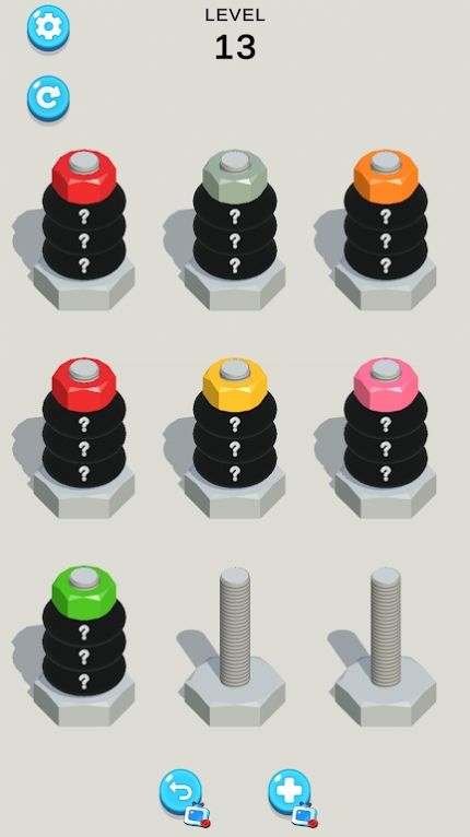 螺母和螺栓分类（Nuts & Bolts Sort）