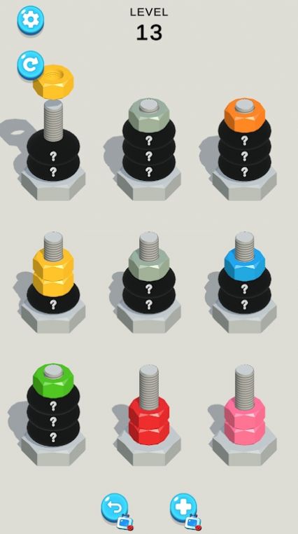 螺母和螺栓分类（Nuts & Bolts Sort）