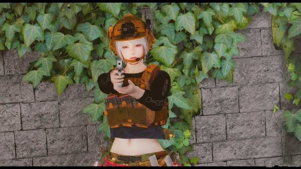 上古卷轴5迷彩作战服MOD