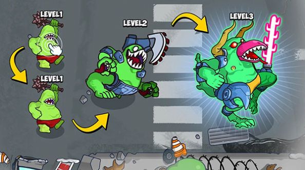 合并战斗奶昔怪物与僵尸战争(Merge Fight: Grim & Zombie War)