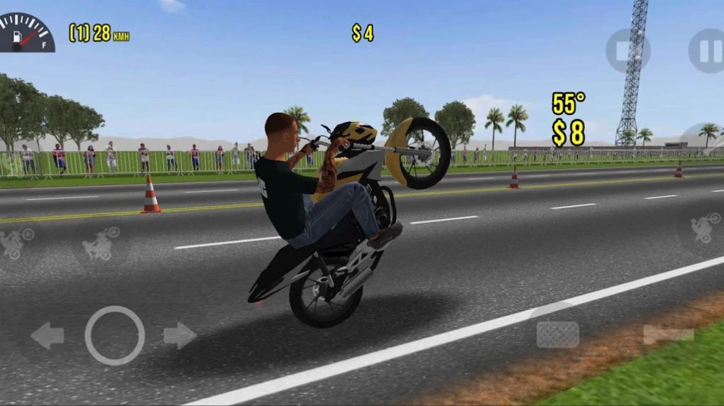 摩托后轮平衡特技(Moto Wheelie 3D)
