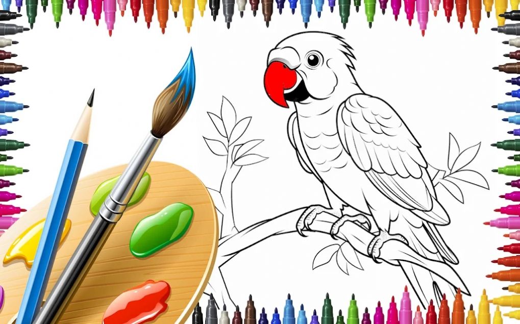 彩色绘画喷涂（Colour paint and drawing games）