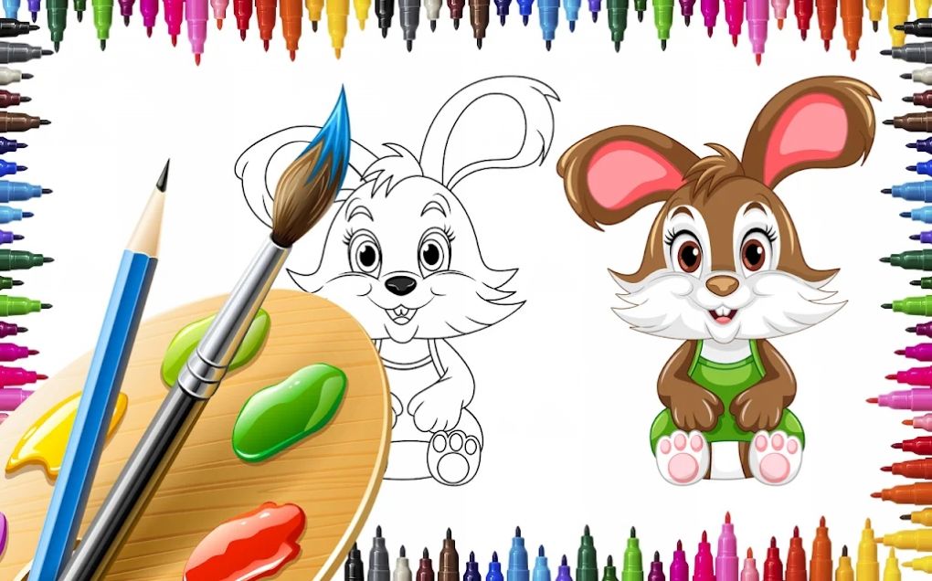 彩色绘画喷涂（Colour paint and drawing games）