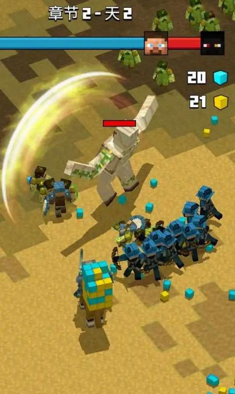暴徒大军工艺战争（Mob Battle Craft War）