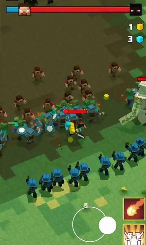 暴徒大军工艺战争（Mob Battle Craft War）