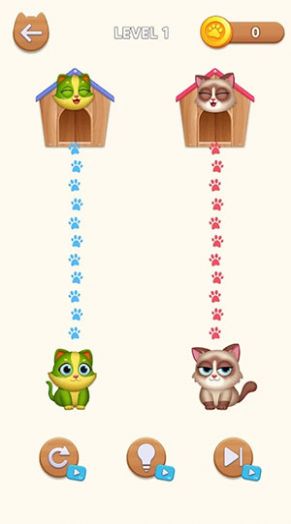 猫咪冲刺画线到家（Cat Rush - Draw to Home）