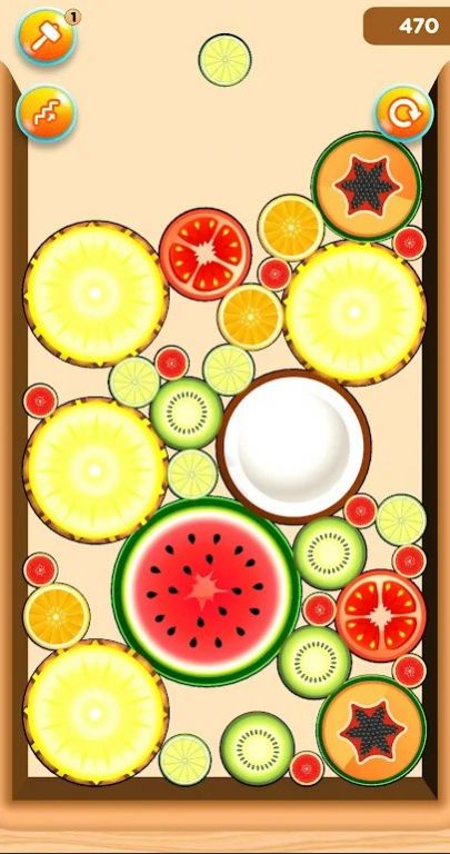西瓜水果合并拼图（Watermelon Fruits Merge Puzzle）