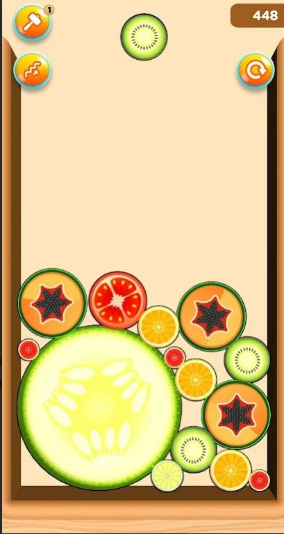西瓜水果合并拼图（Watermelon Fruits Merge Puzzle）