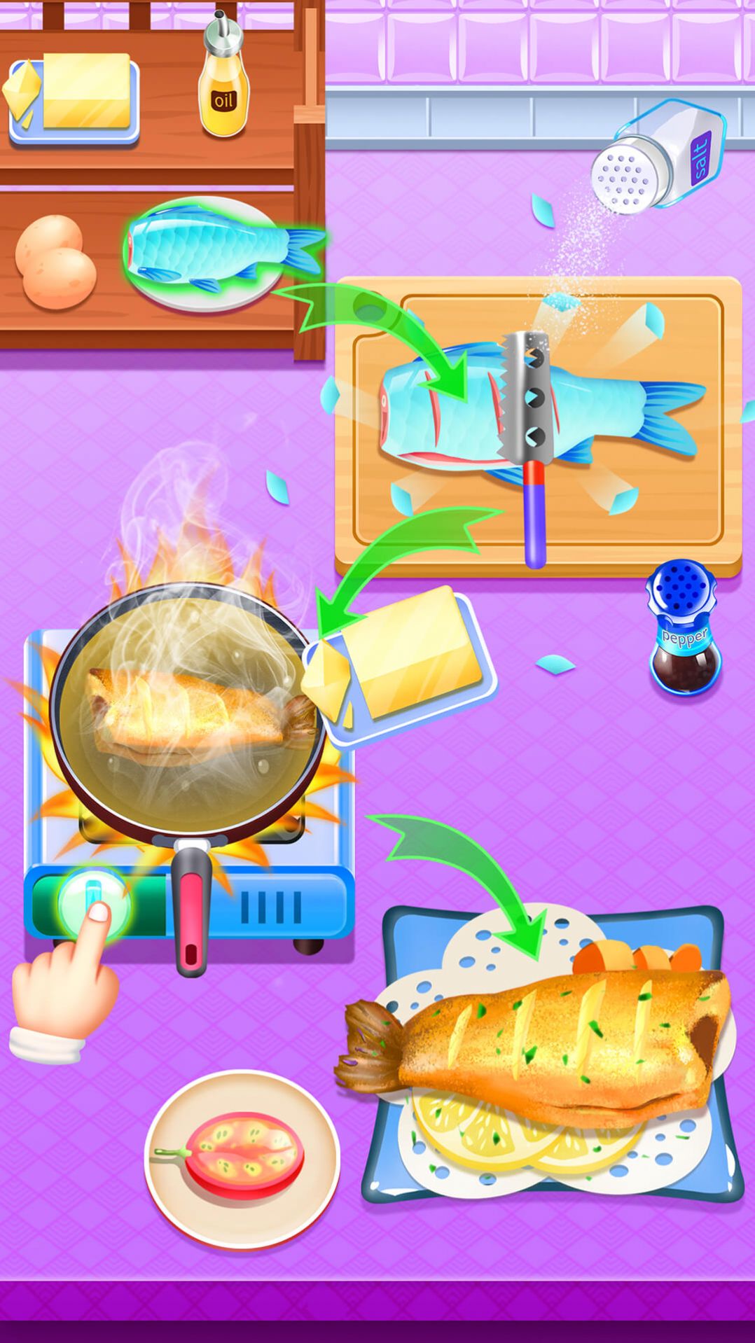 模拟小镇美食
