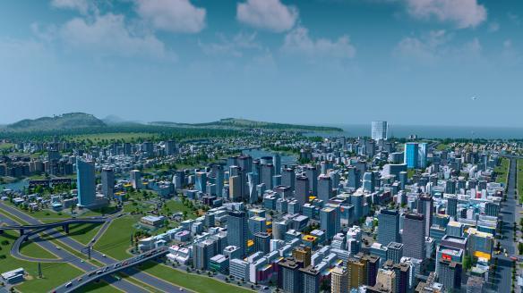 城市天际线未来派绿色住宅MOD