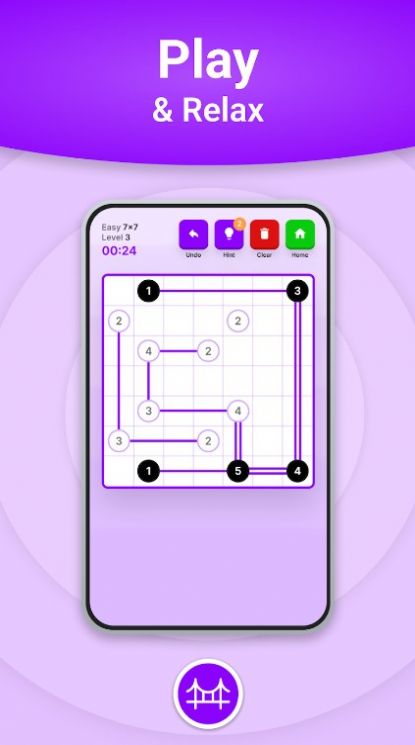 Hashi桥拼图（Bridges）
