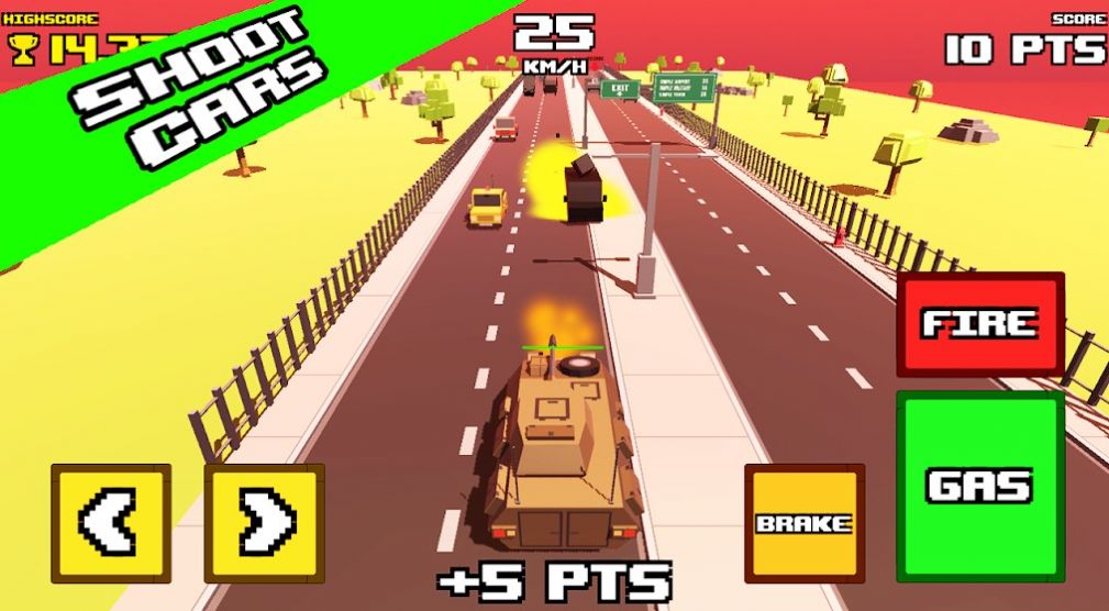 疯狂之路坦克横冲直撞（Crazy Road: Tank Rampage）