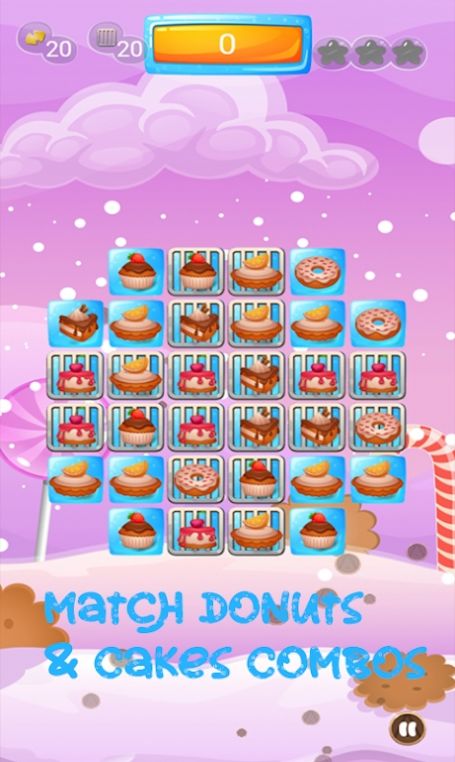 甜甜圈蛋糕狂热匹配（Donut&Cake Match）