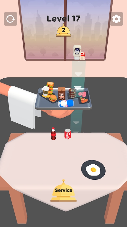 放置食物挑战(Sort Order)