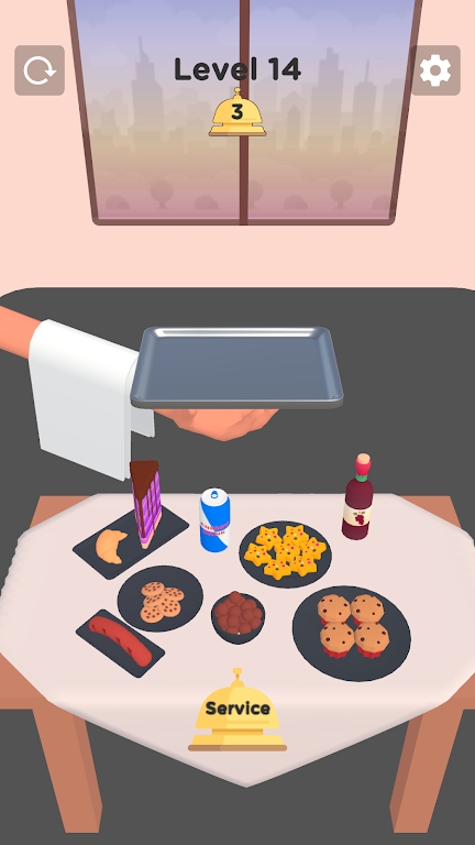 放置食物挑战(Sort Order)