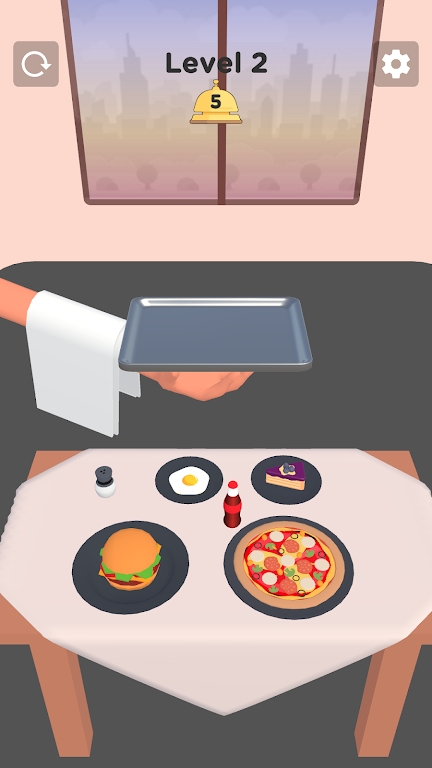 放置食物挑战(Sort Order)