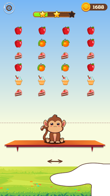 猴子吃彩色水果(Monkey Run: Dash)