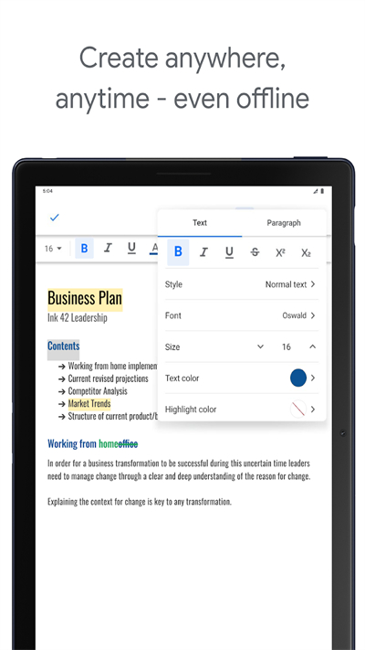 google文档app