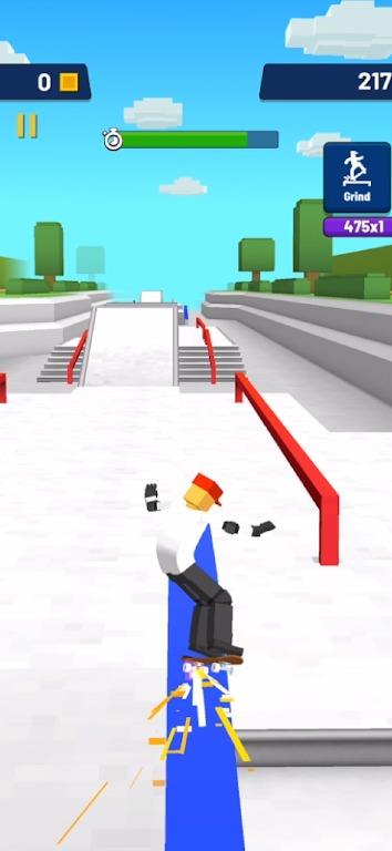 公园滑板大佬(Skatepark Run)