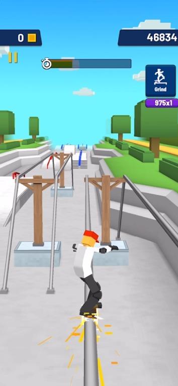 公园滑板大佬(Skatepark Run)