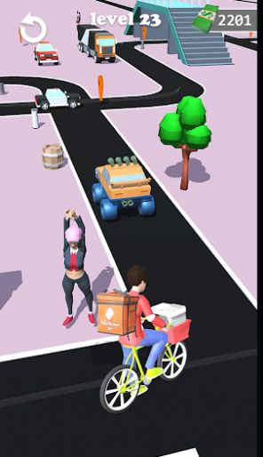 送报男孩自行车（Paper Delivery Game）