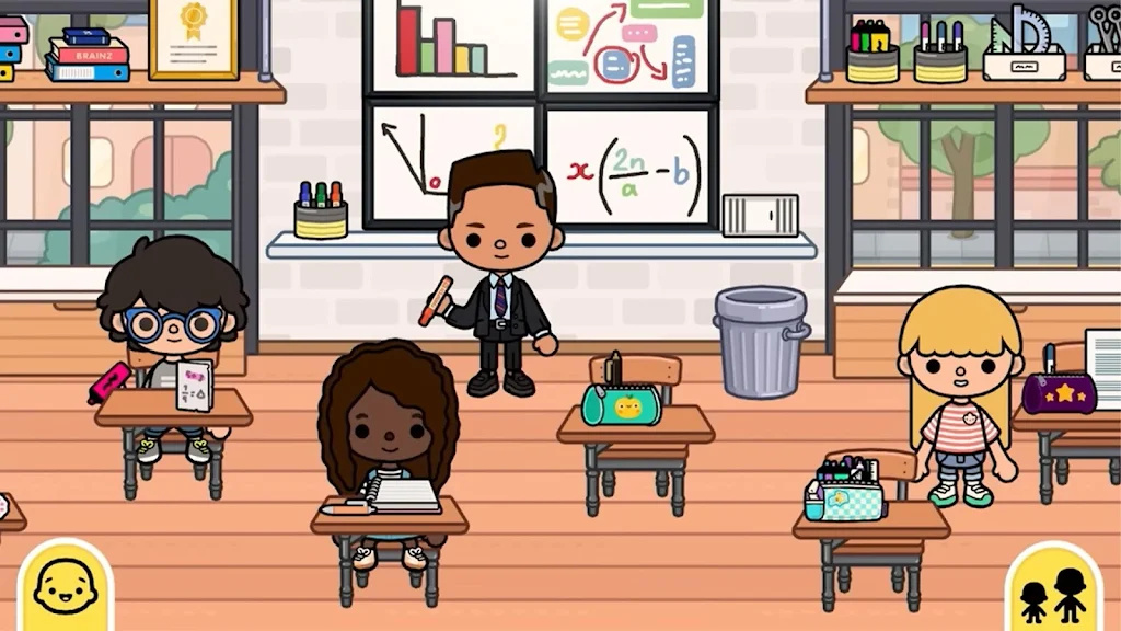 托卡博卡学校学生形象(Toca Boca School Image)