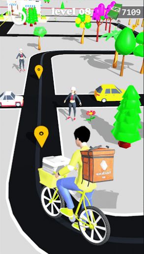 送报男孩自行车（Paper Delivery Game）