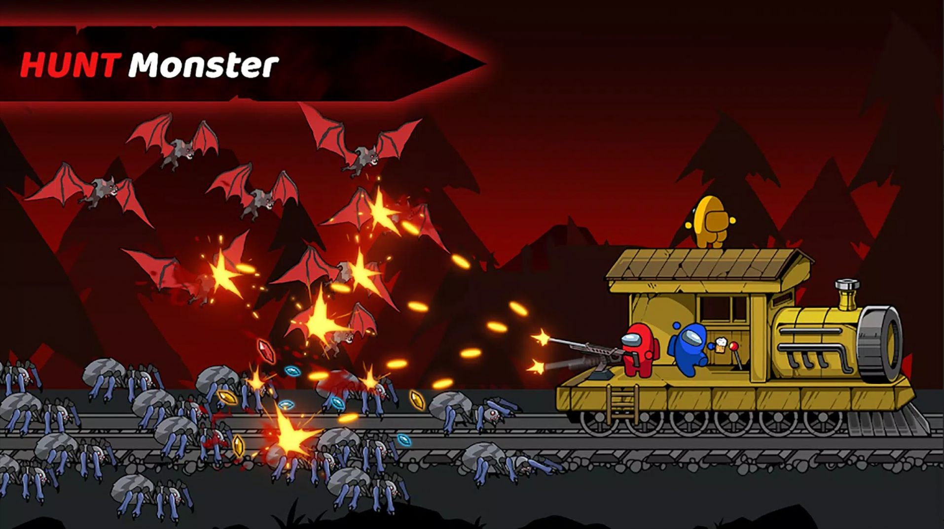 冒充者射击怪物（Train Spider : Impostor Shoot）