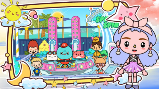 樱花城堡校园小镇