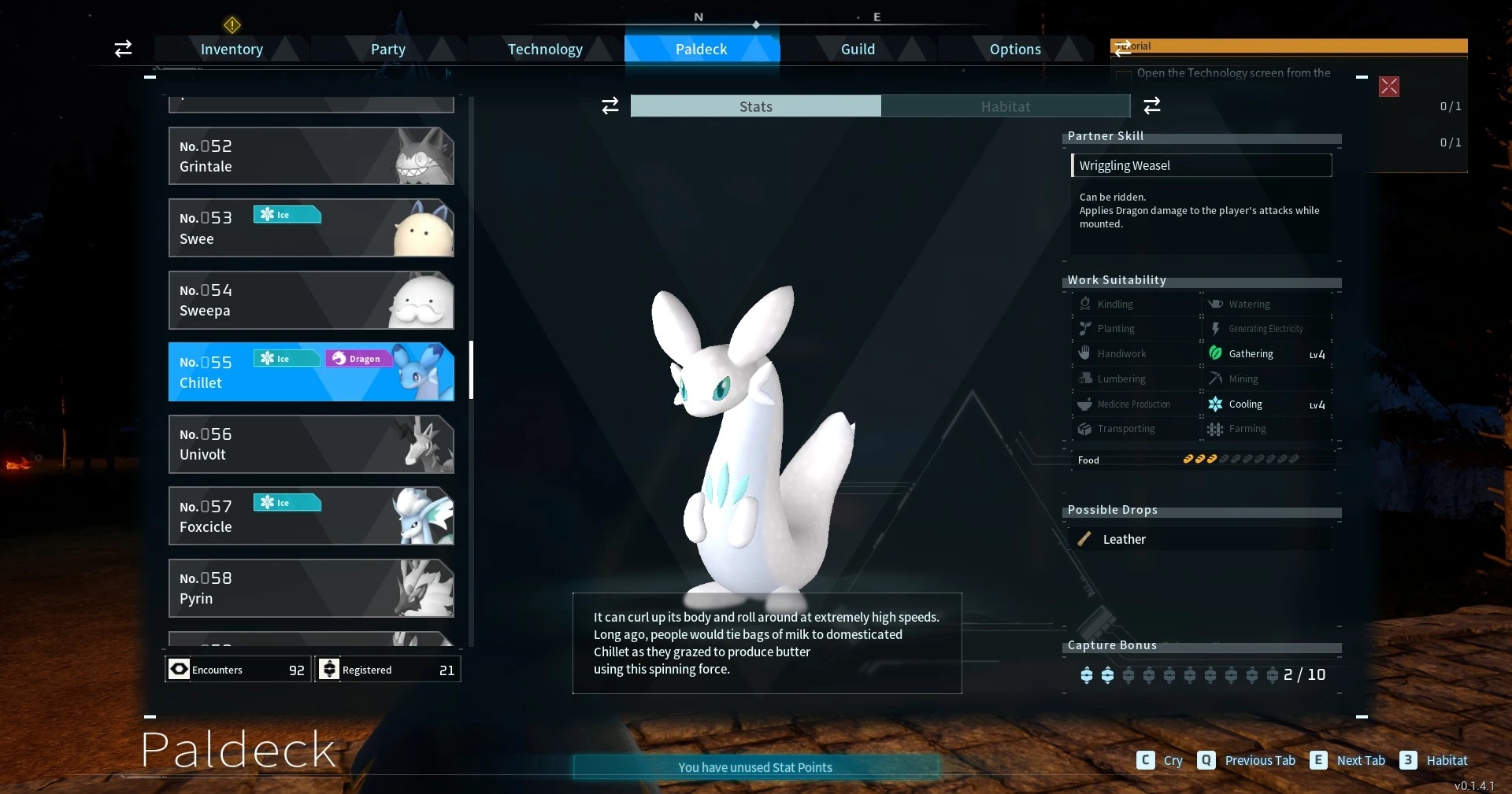 幻兽帕鲁白色疾旋鼬mod