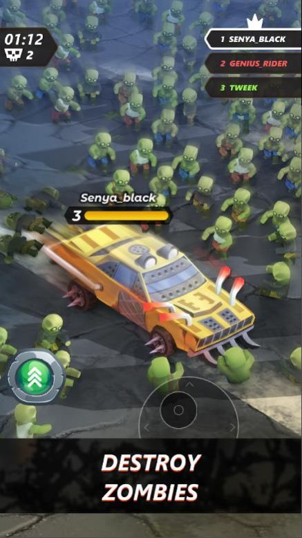 用车撞僵尸(Hit zombie with car: roadkill)