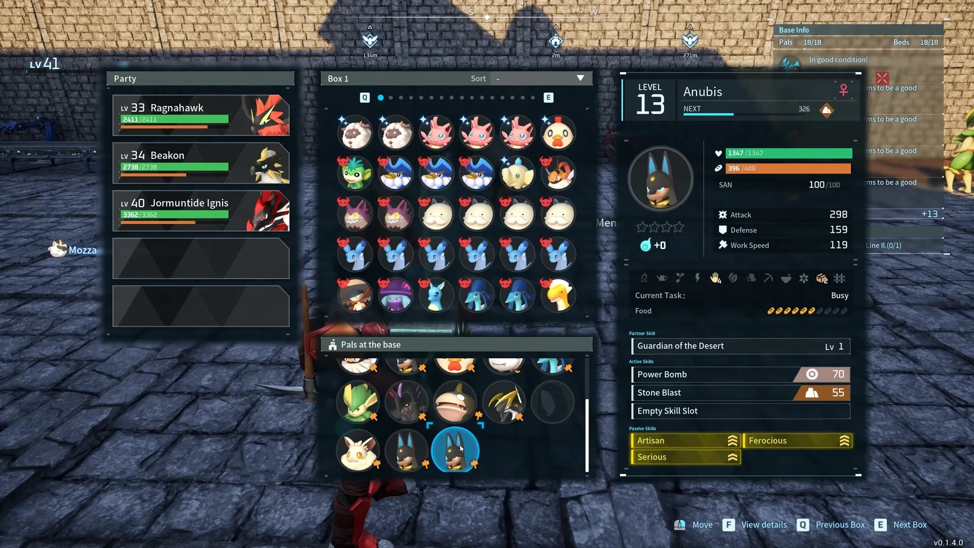 幻兽帕鲁阿努比斯禁止采矿mod