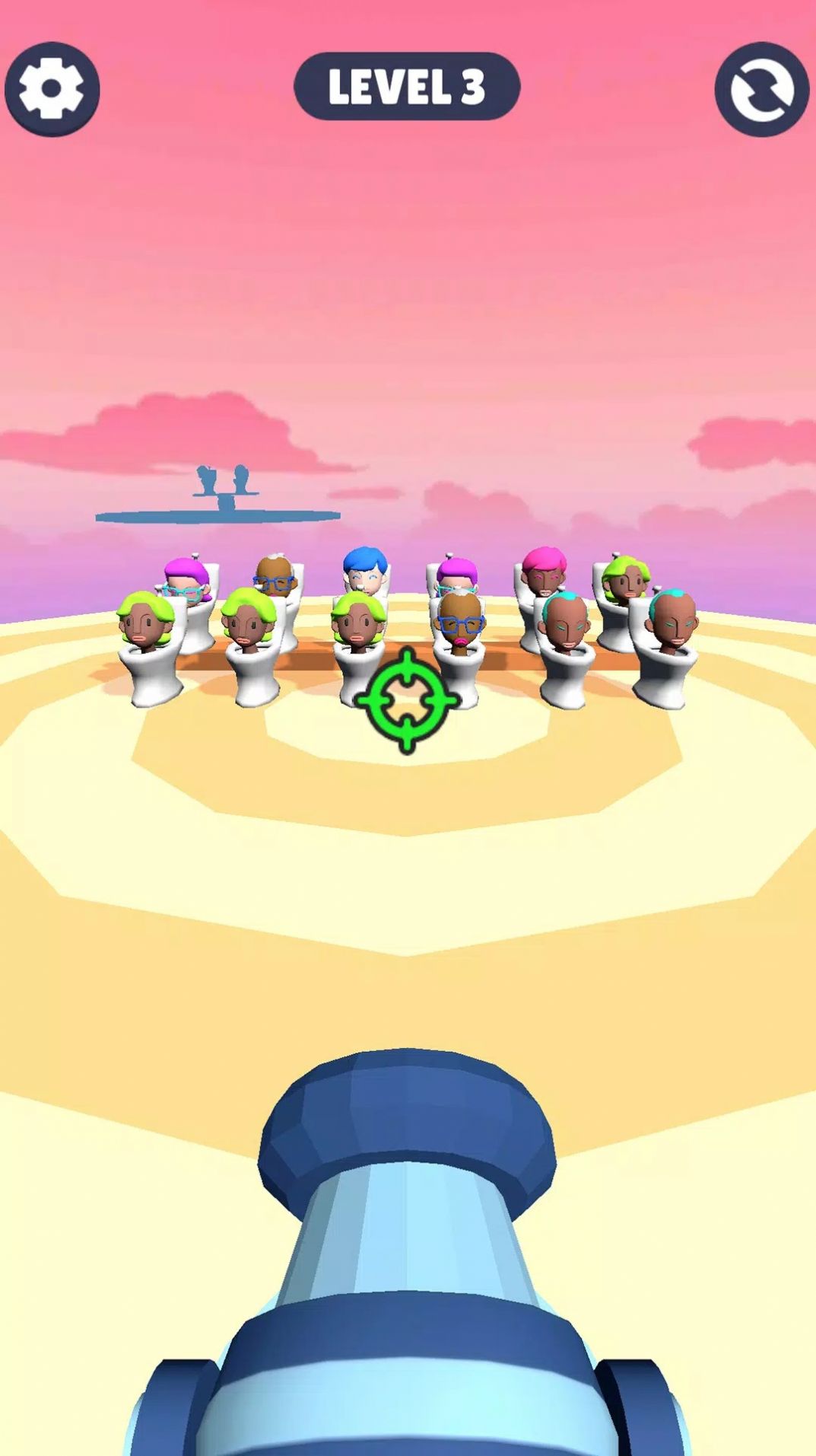 射击大炮厕所人(Shooting Cannon Toilet Man)