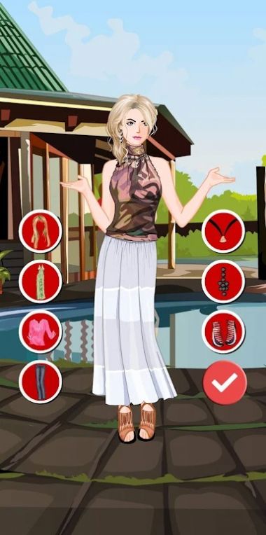 假日的换装(Bungalow Holiday Dress Up)