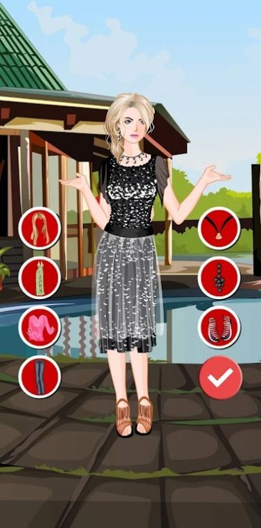 假日的换装(Bungalow Holiday Dress Up)