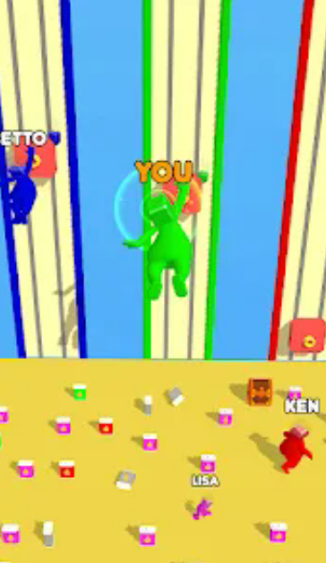 气体压方块人(Gas Head Run)