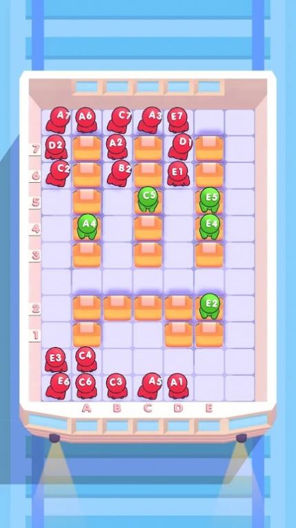 座位巴士排序(Seat Sort 3D:Bus Game)