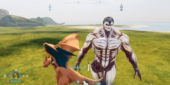 幻兽帕鲁泰坦巨人取代暴电熊外观MOD