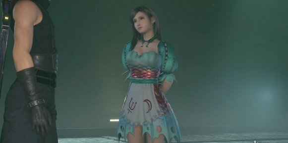 最终幻想7重制版蒂法塞壬海妖连衣裙MOD
