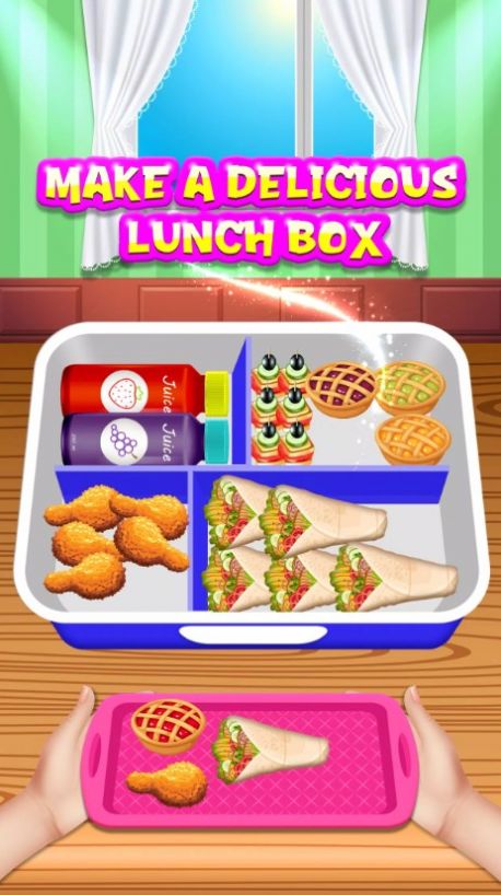 填满饭盒组织者(Fill Lunch Box Organizer Game)