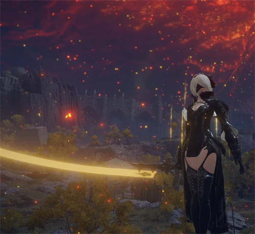 艾尔登法环2B优雅站立姿势MOD