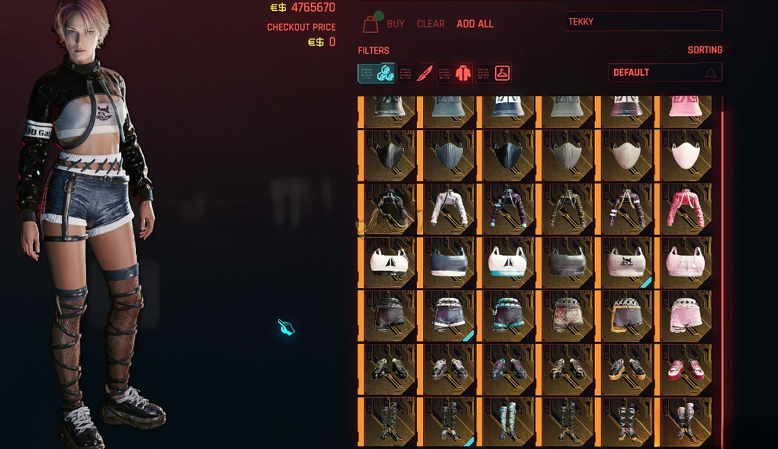 赛博朋克2077TekkyCat服装MOD