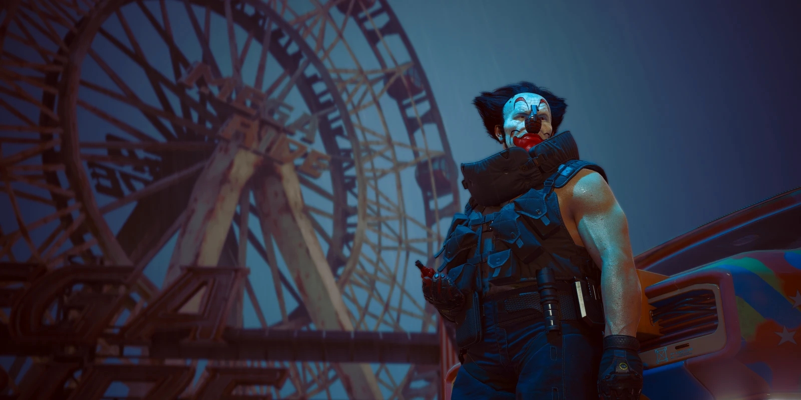 赛博朋克2077奥佐布波佐小丑化妆MOD