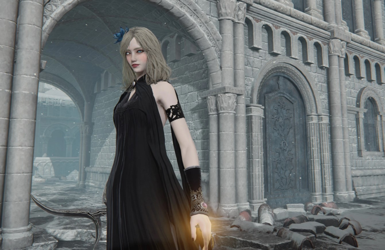 艾尔登法环黑色连衣裙mod